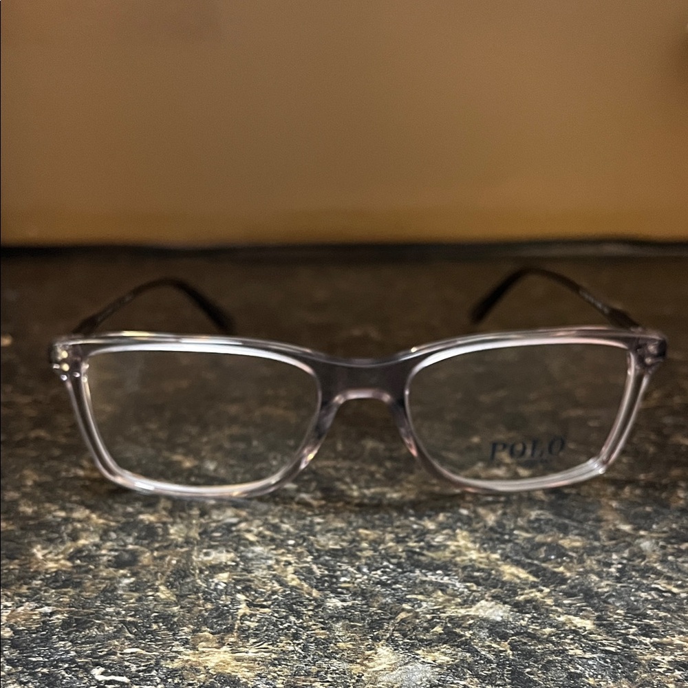 Polo by Ralph Lauren Clear and Black Glasses